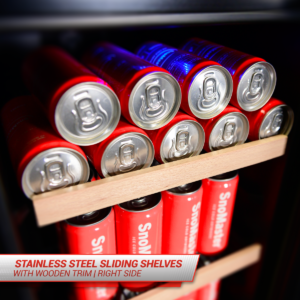 Thumbnail: Snomaster | 34 Bottle + 95L  | Double Door Wine/Beverage Cooler -Pro Series