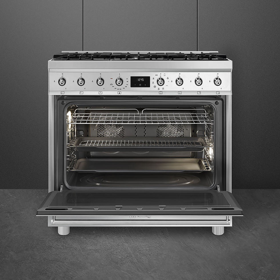 Thumbnail: SMEG - 90cm Symphony Gas-Electric Cooker