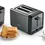 Thumbnail: Bosch 4 Slice Toaster DesignLine 1940W Black Grey