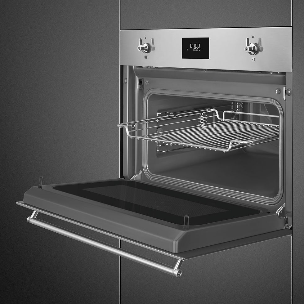 Thumbnail: SMEG 60x45 CM CLASSIC COMPACT MICROWAVE WITH GRILL