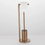 Thumbnail: B SERIES - Brass Floor Standing Toilet Brush and Roll Holder
