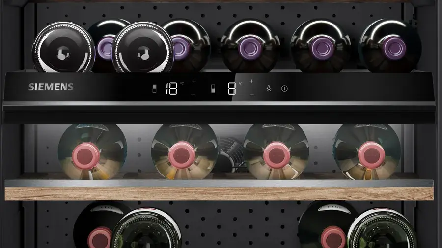 Thumbnail: SIEMENS - iQ500 120 Litres, Built-in Wine Cooler with glass door