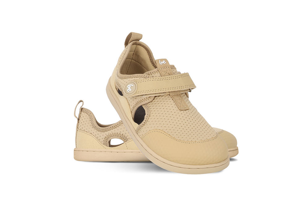 Thumbnail: Be Lenka Zest Kids Barefoot Sandals - Beige