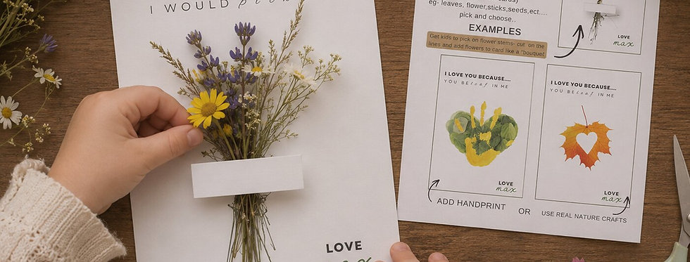 nature inspired MOTHERSDAY pack