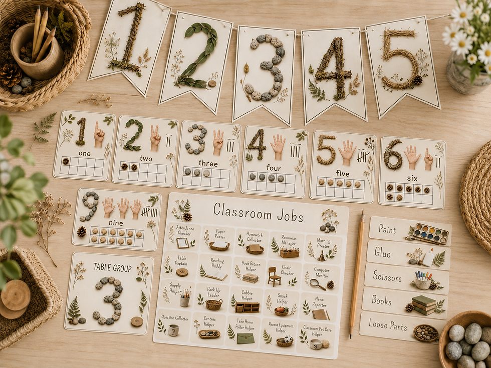 الصورة المصغرة: Wildschool classroom DECOR BUNDLE