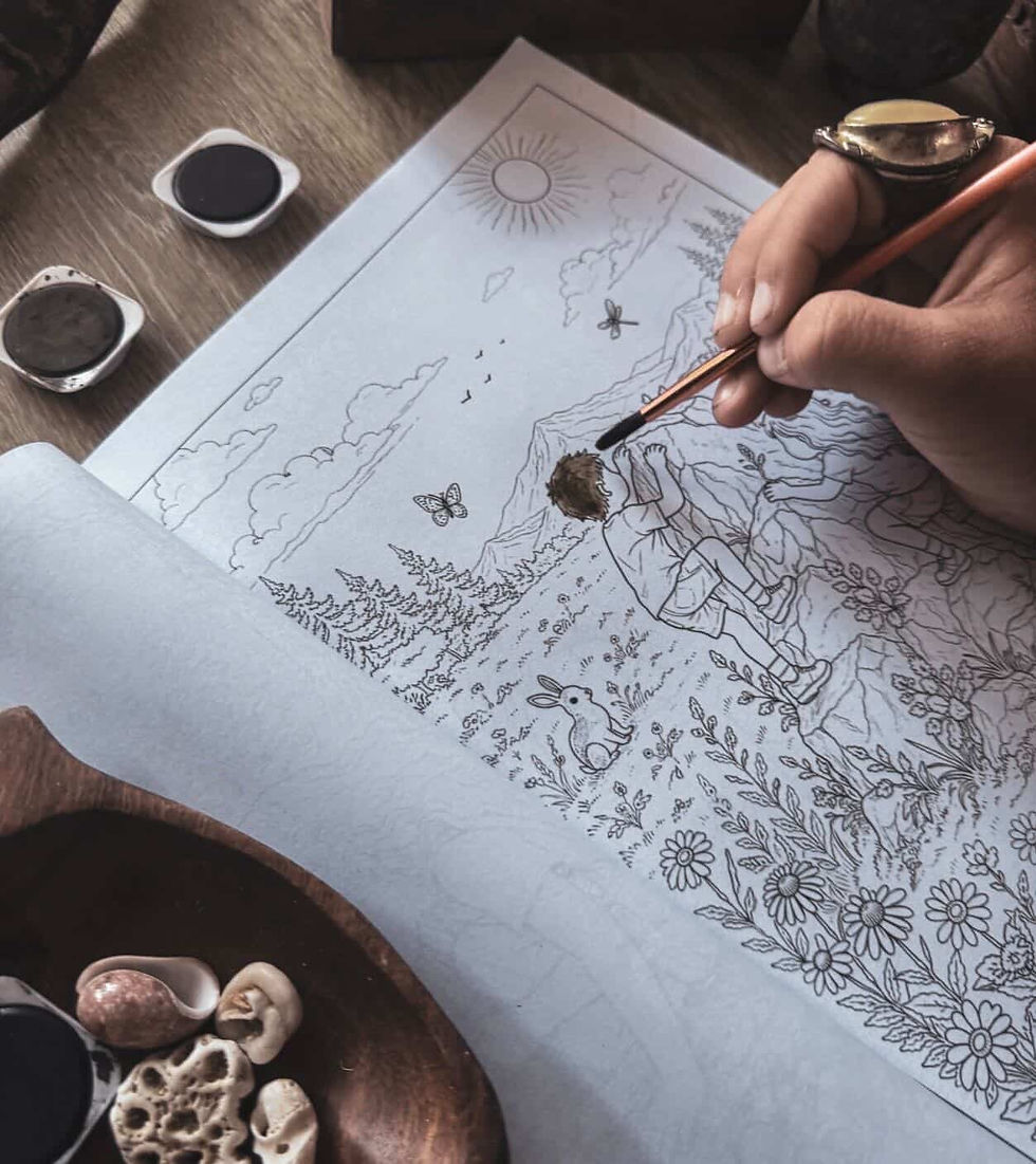 Thumbnail: FULL Wild & Rooted  colouring book
