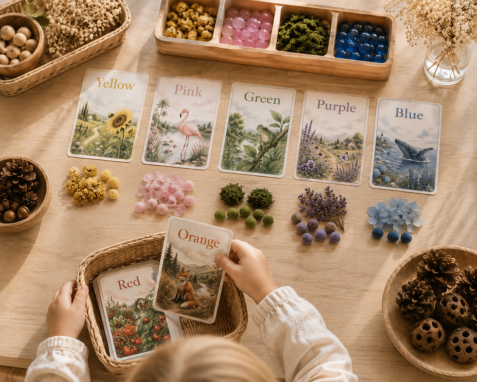 תמונה ממוזערת: Colours in nature FLASHCARD pack