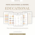 Thumbnail: Educational Poster Pack of 20 - Pastel Palette