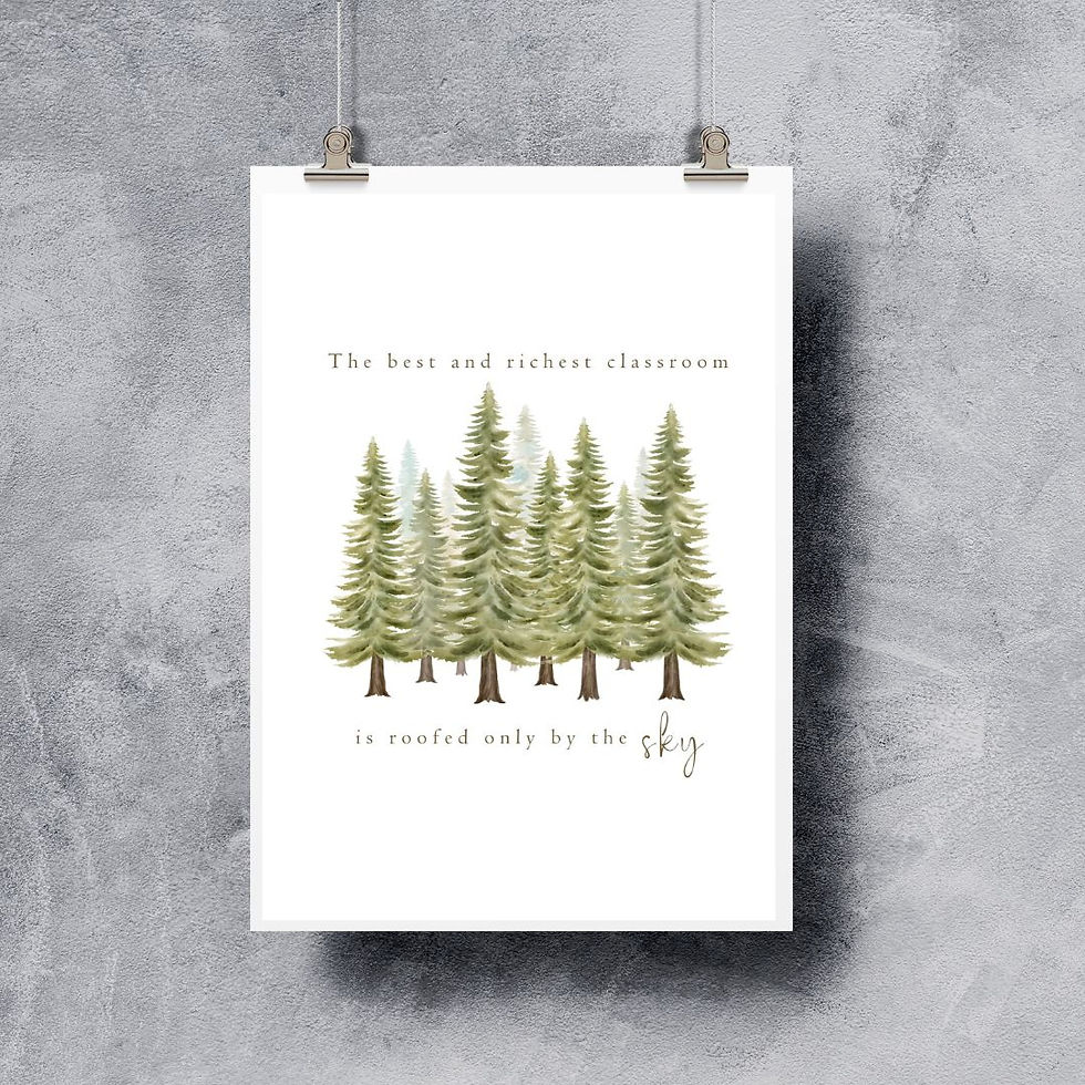 Pikkukuva: forest school poster pack x3