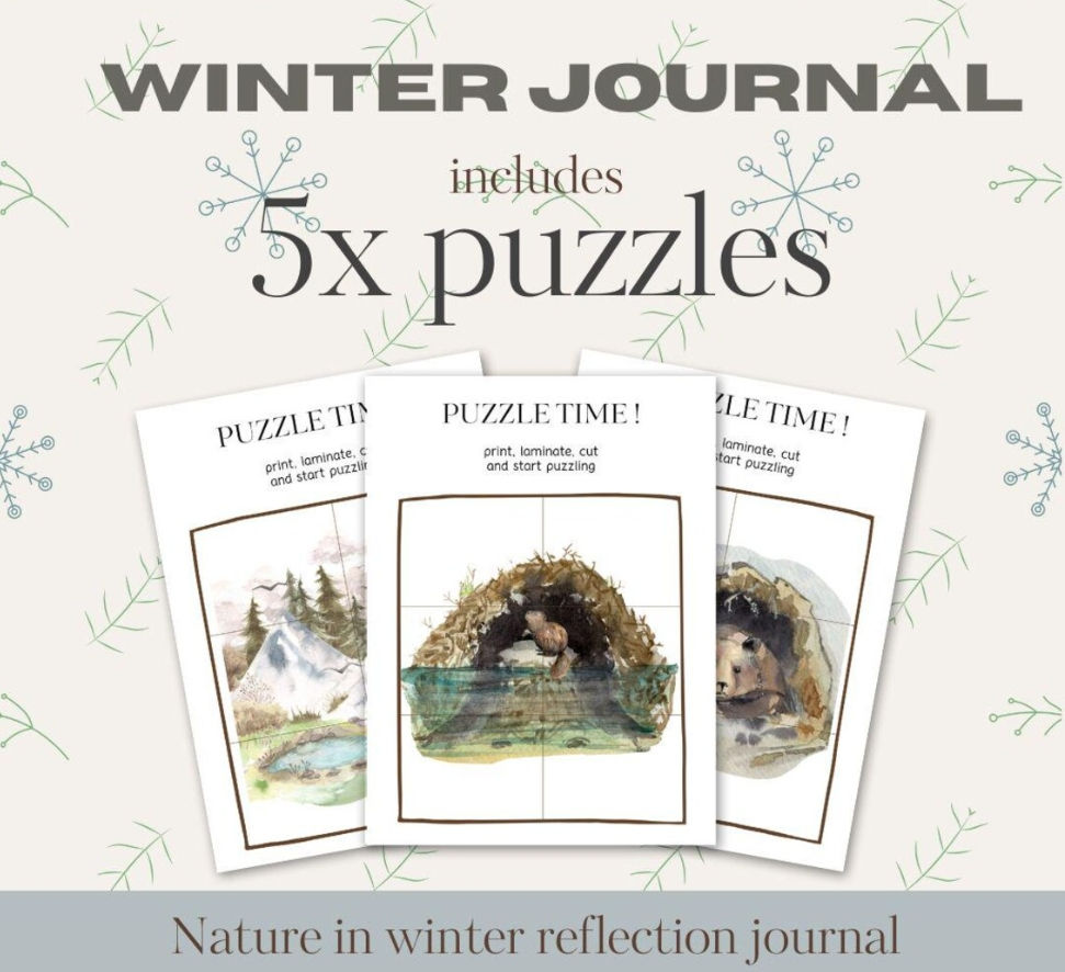 الصورة المصغرة: Winter journal and study pack