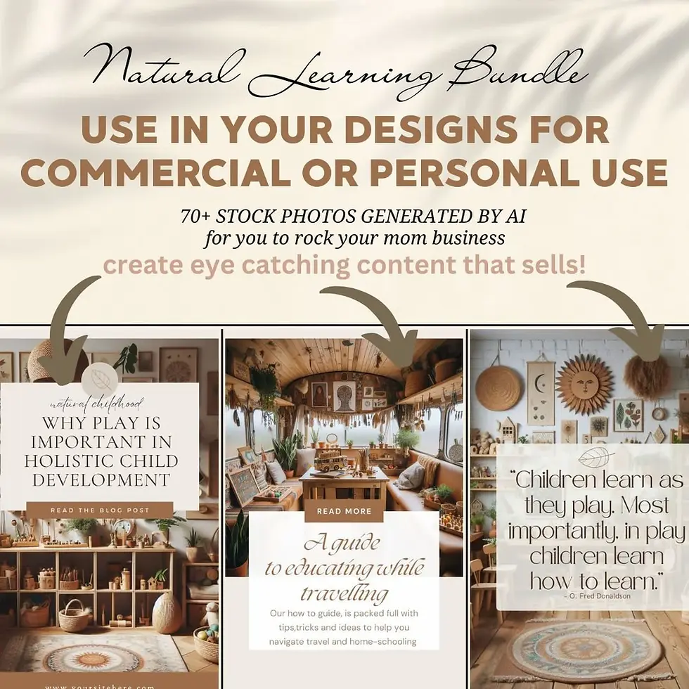 Miniatura: 70+ Natural learning STOCK PHOTOS- Ai generated- commercial use-