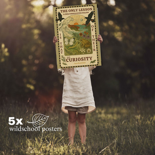 Wildschool Inspired Posters Barefootchild