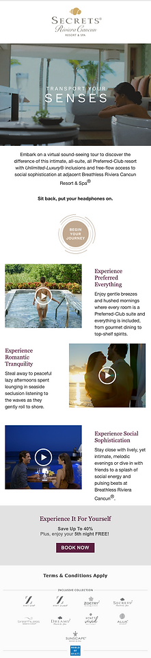 Secrets Resorts and Spa Riviera Cancun Email