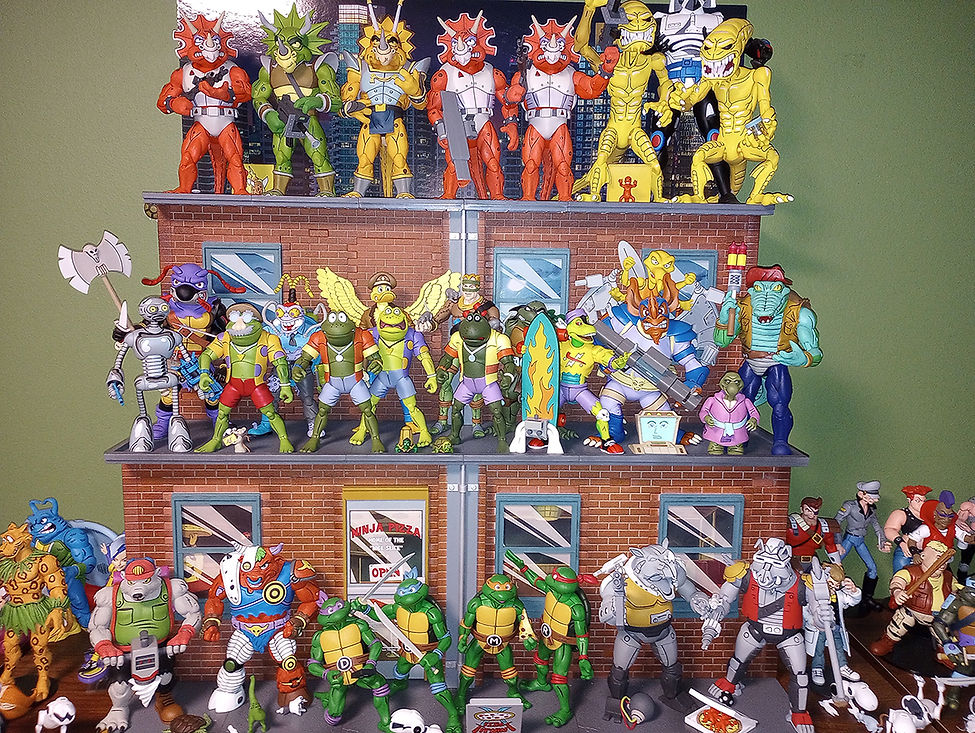 TMNT Neca Toon Display