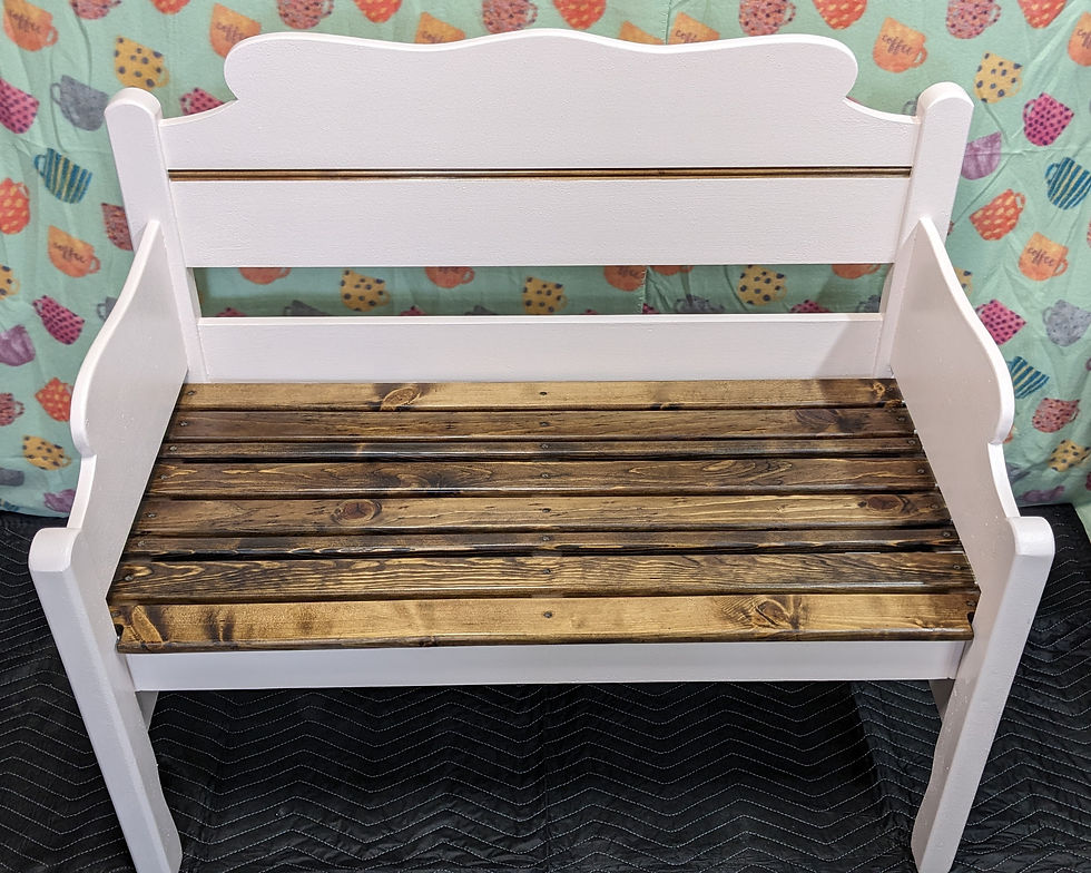 Thumbnail: Repurposed Bedframe Bench