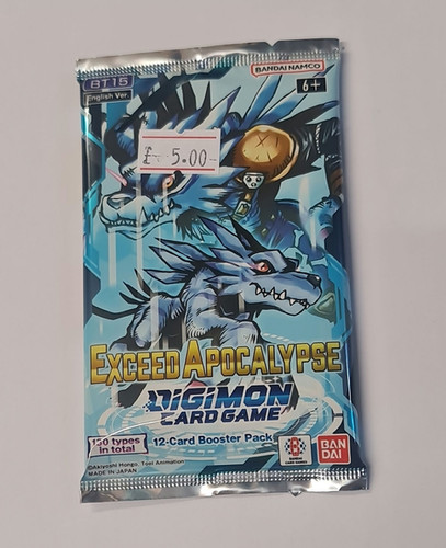 Exceed Apocalypse Digimon Card Game Booster Pack | Famous Collectables Exceed Apocalypse Digimon Card Game Booster Pack | Famous Collectables