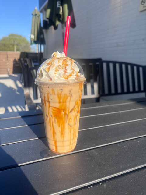 Iced caramel macchiato
Two Rivers Wi