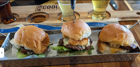 Slider Burger Food Flight