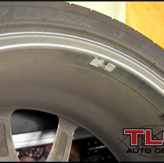 Jaguar XF-R tire before picture