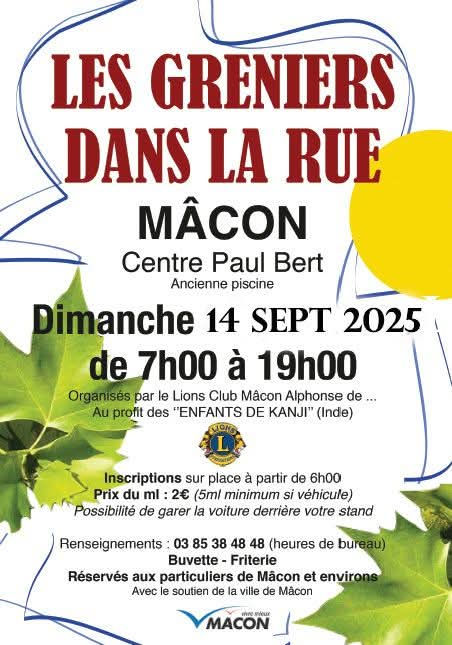 Les greniers dans la rue