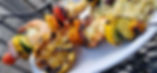 grilled shrimp special with veggies