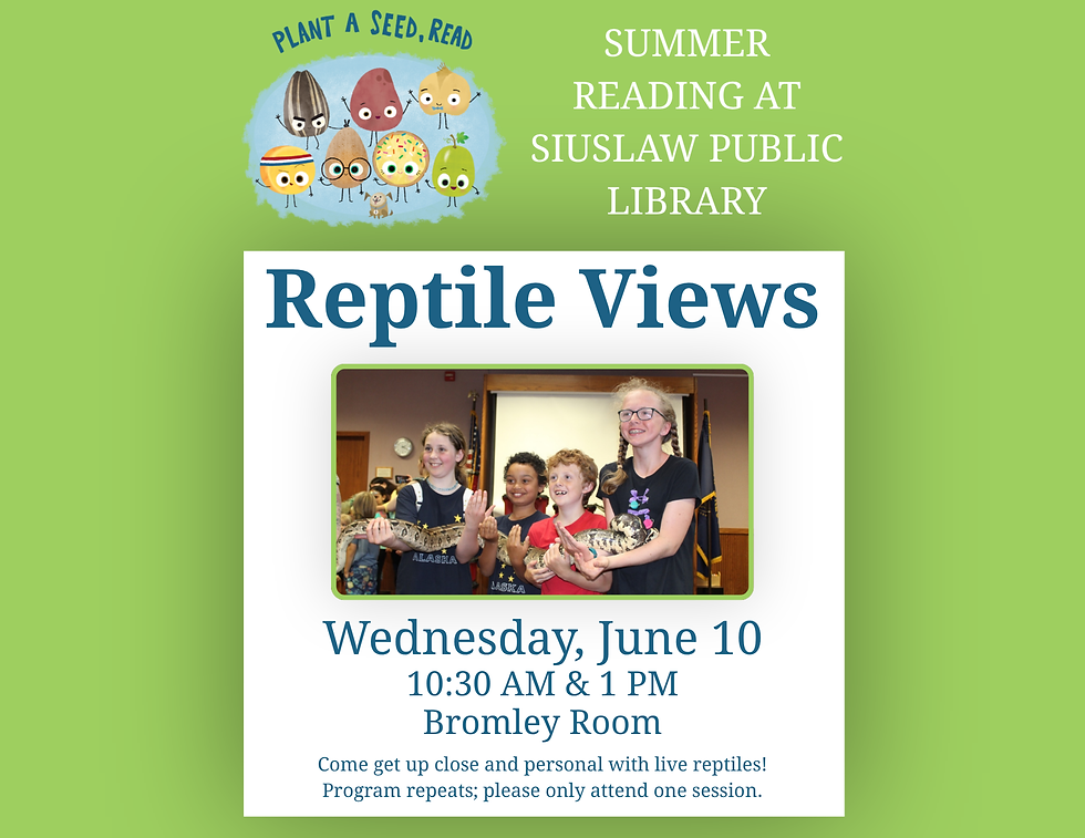 Reptile views poster 2026 (11 x 8.5 in)