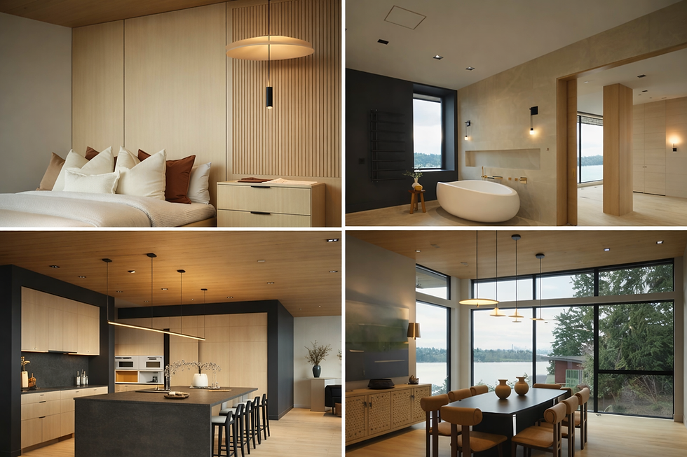 modern recessed lighting installation in Bellevue WA 