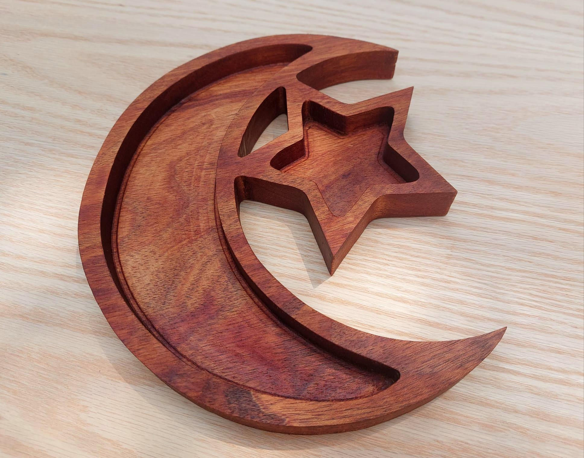 Star and Crescent Serving Tray