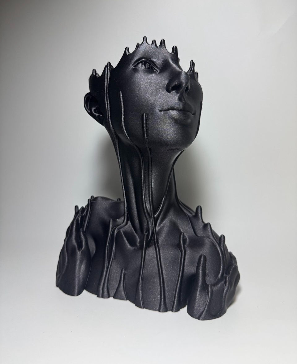 Melted Diva Planter / Unique Pot Vase / Home Decor
