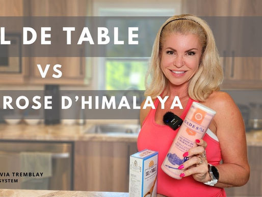 Sel rose d'HIMALAYA vs Sel de table