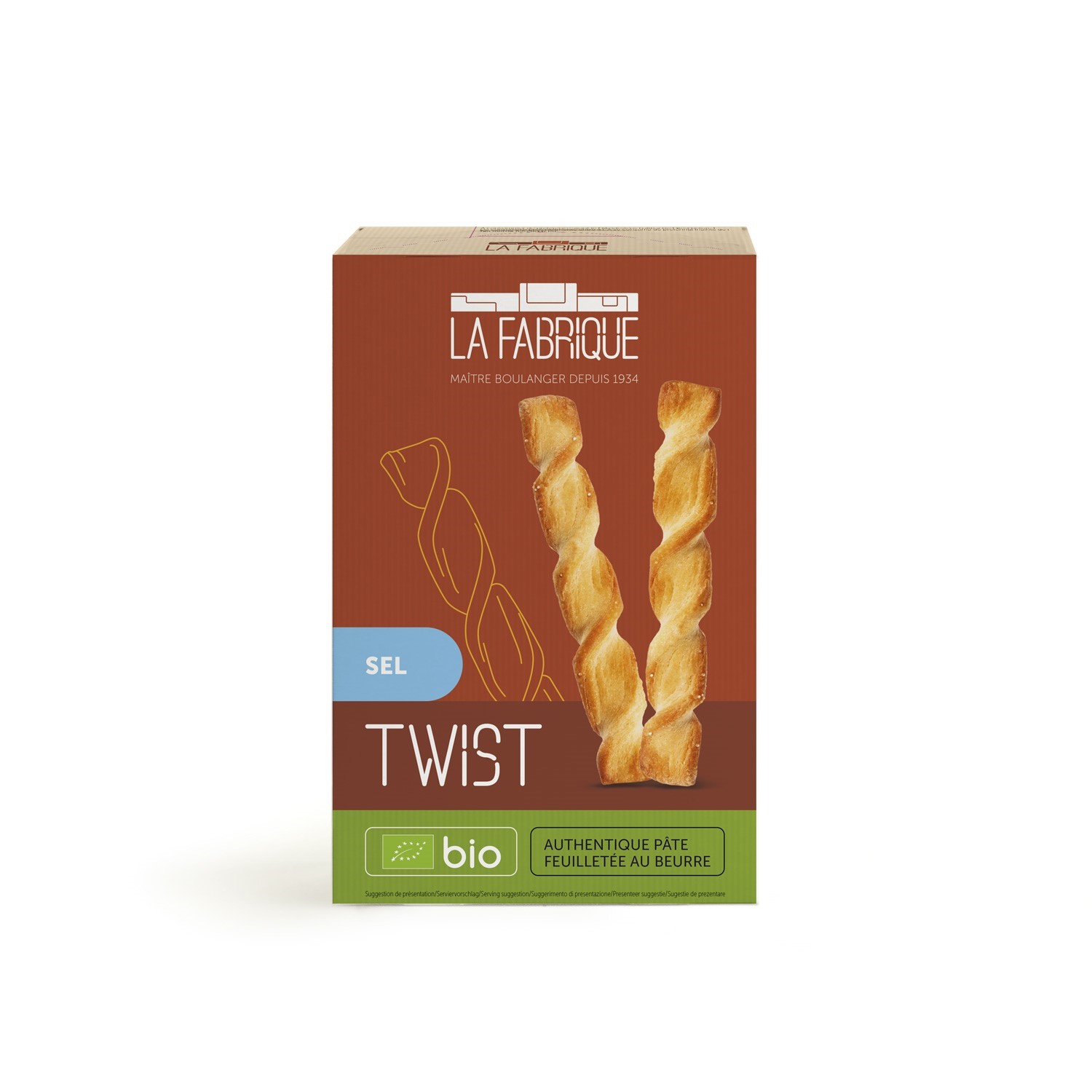 Twist au Gruyère Bio 100g La Fabrique