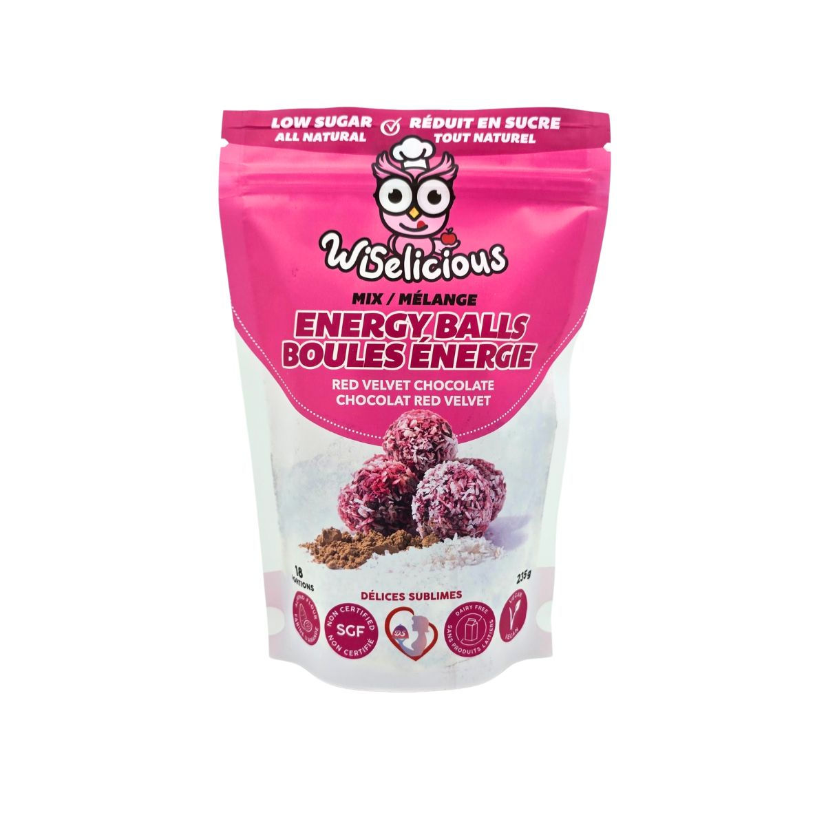 Boules énergie chocolat Red Velvet