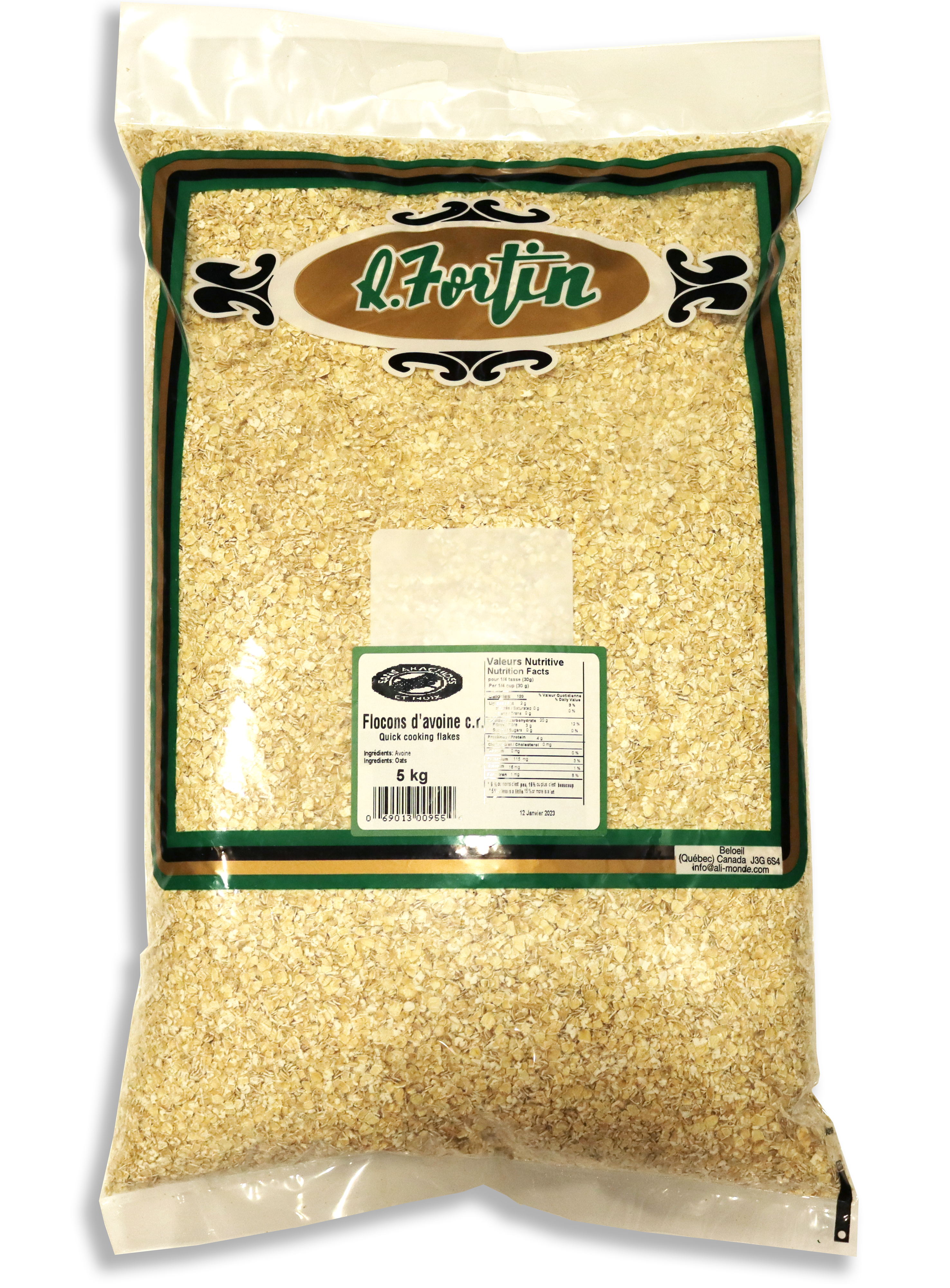 Flocon d'avoine RAPIDE 5kg