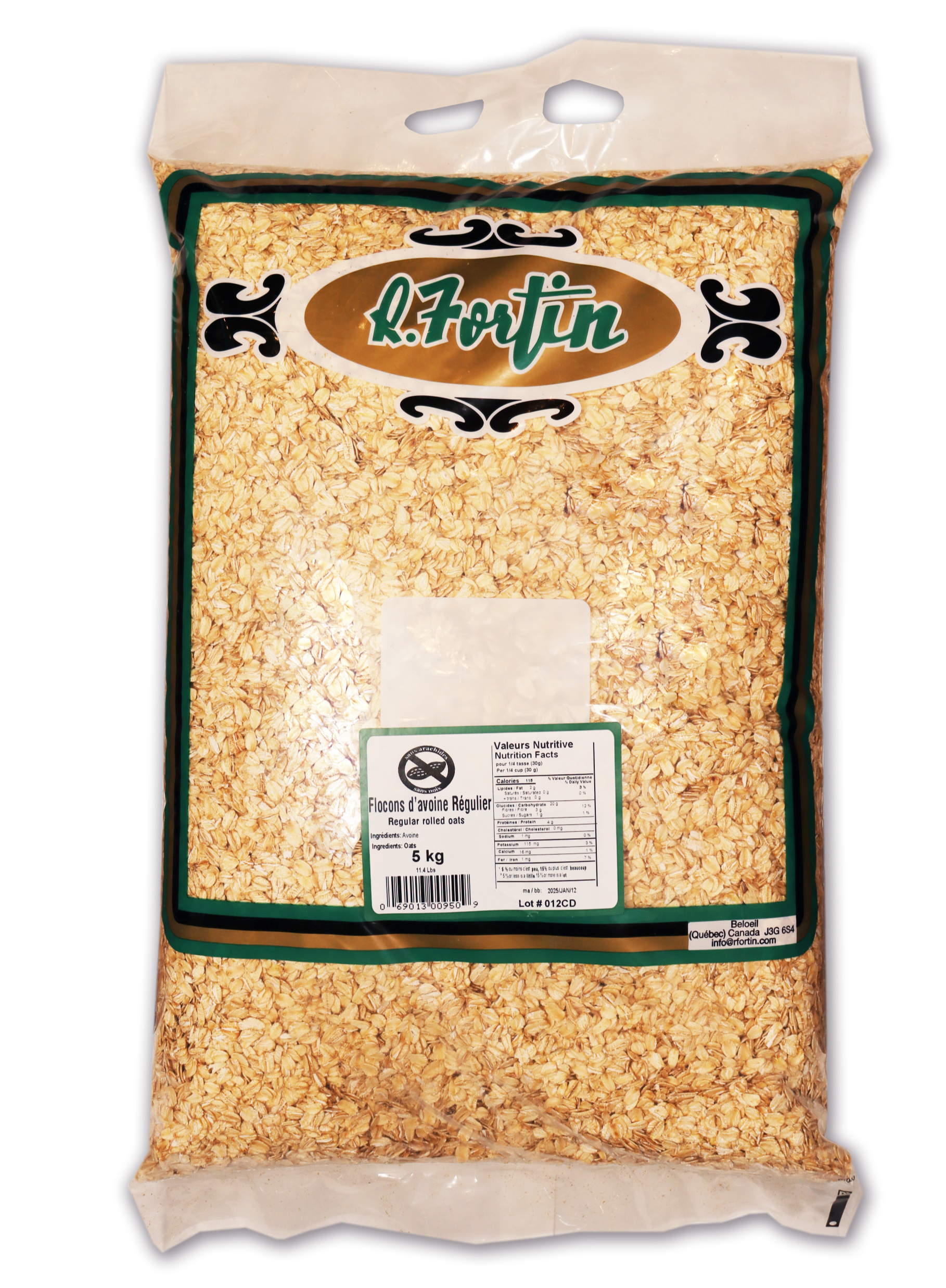 Flocon d'avoine RÉGULIER 5kg