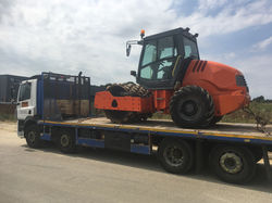 32T Lorry moving Customers large roller  (2)