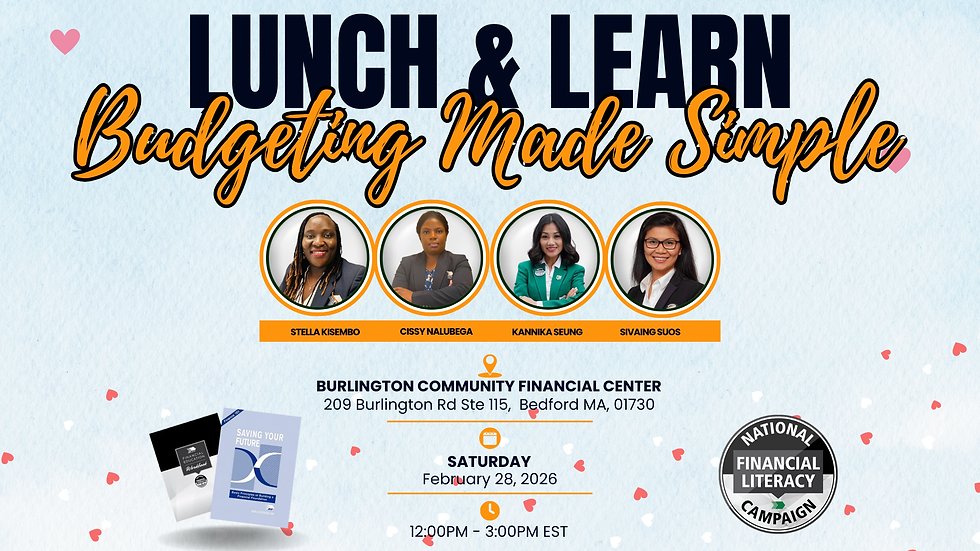LUNCH & LEARN: BUDGETTING MADE SIMPLE