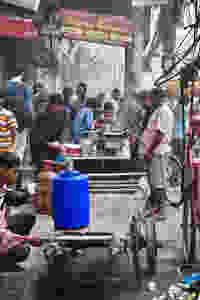 Arriving in Delhi, India