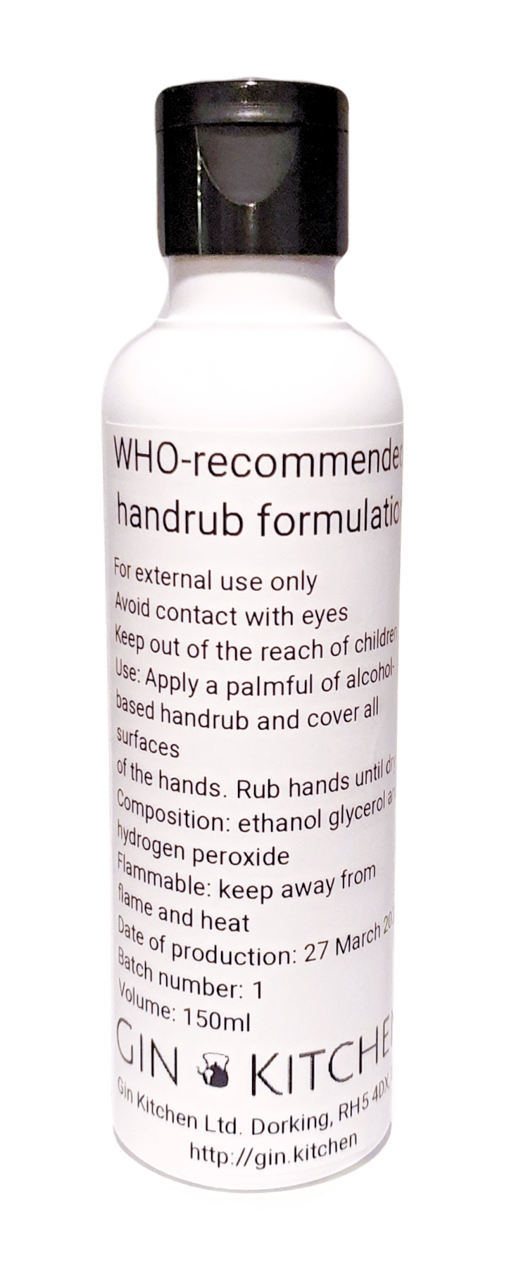 Stop the Spread - Gin Kitchen Hand Rub Now Available