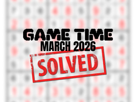 Game Time: March 2026