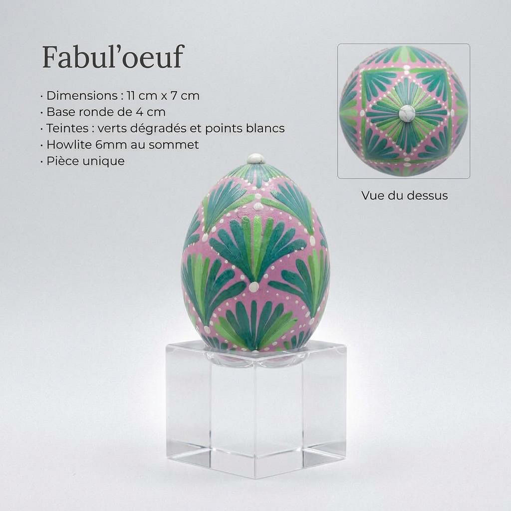 Fabul’oeuf rose & vert