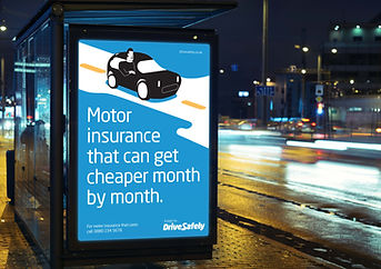 DriveSafely adshel poster