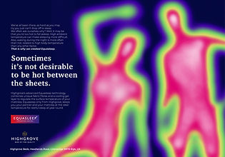 Equasleep advertisment for Highgrove beds