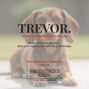 Trevor the Dachshund feature spread