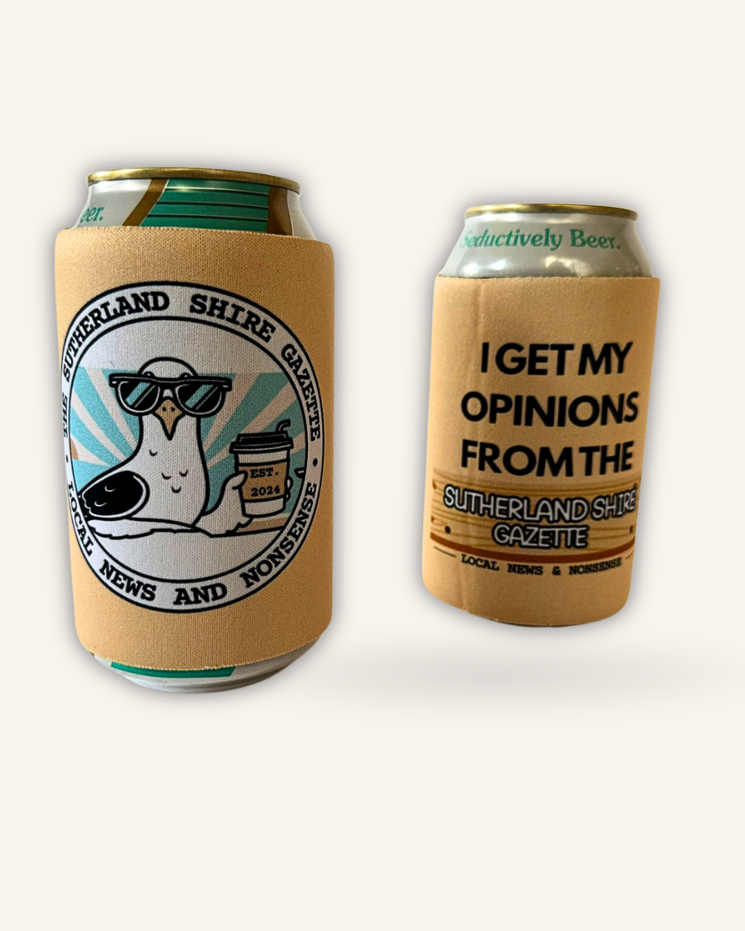Certified Opinions Stubby Cooler - Beige