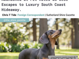 BREAKING: Trevor the Dachshund Abandoned at Pet Hotel as Jess Escapes to Luxury South Coast Hideaway.