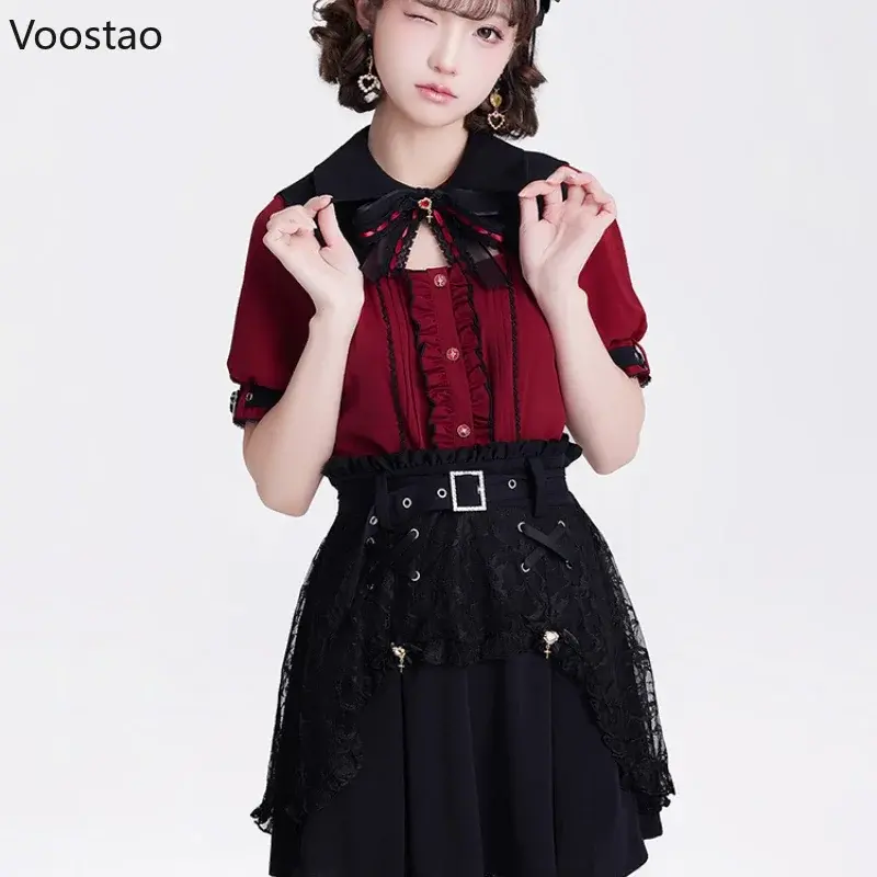 Thumbnail: Harajuku Gothic Lolita Shirt
