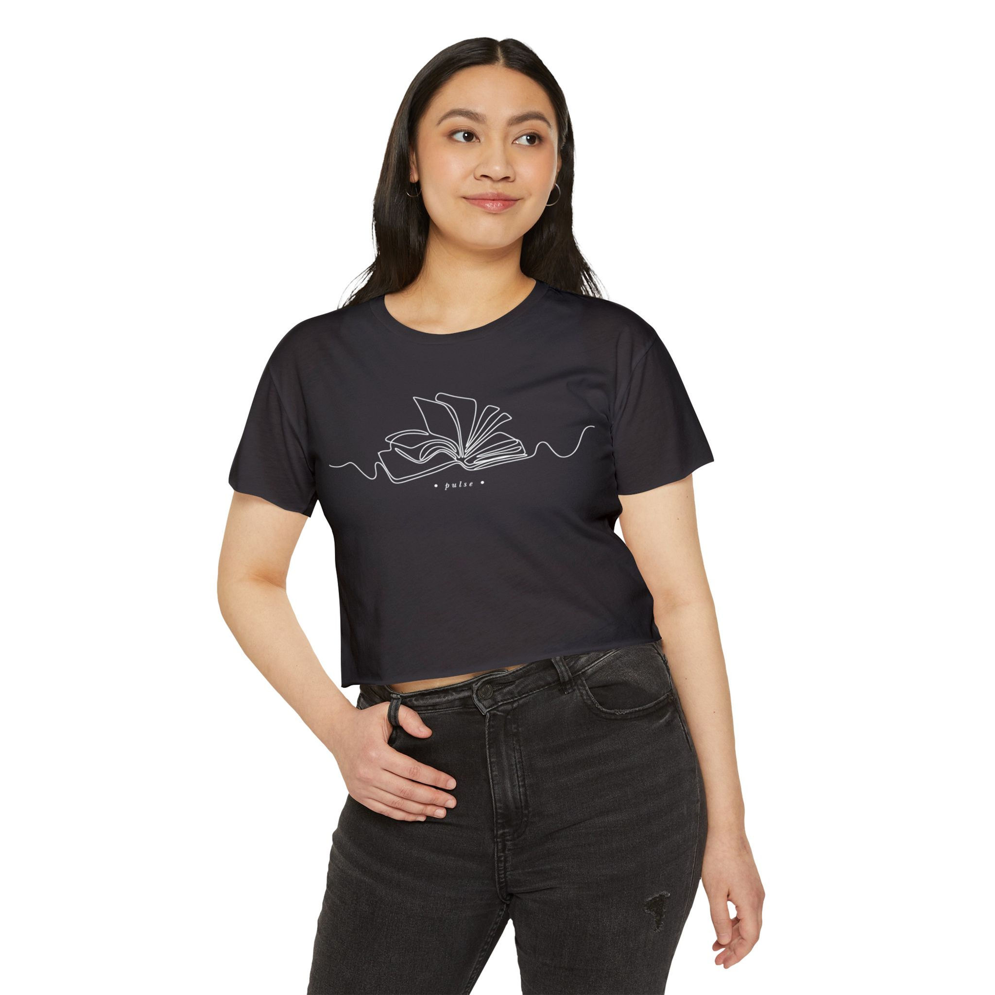 Book Pulse Crop Top