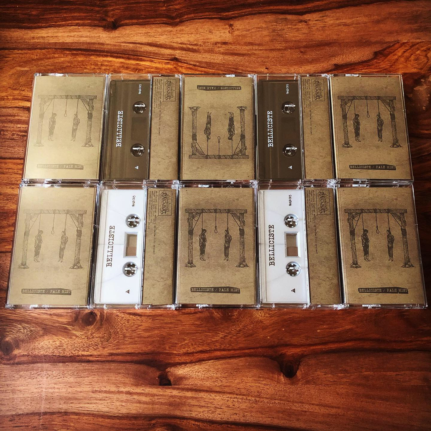 Belliciste / Pale Mist (Nzl / UK) - "S/T" Split Tape