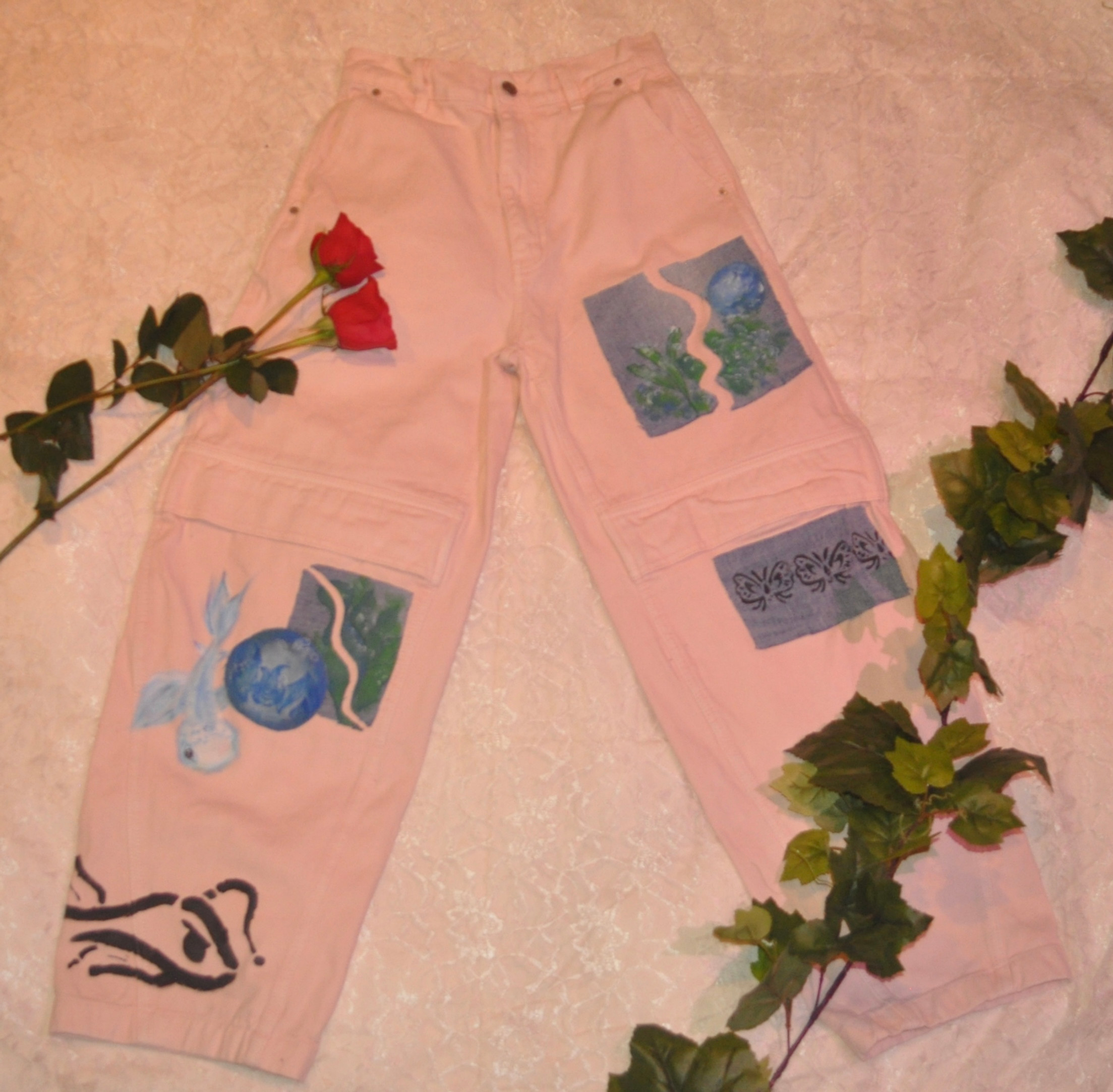 High-Rise Extreme Baggy Blush Pant