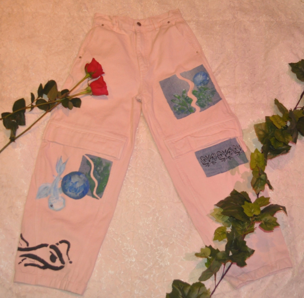 Thumbnail: High-Rise Extreme Baggy Blush Pant